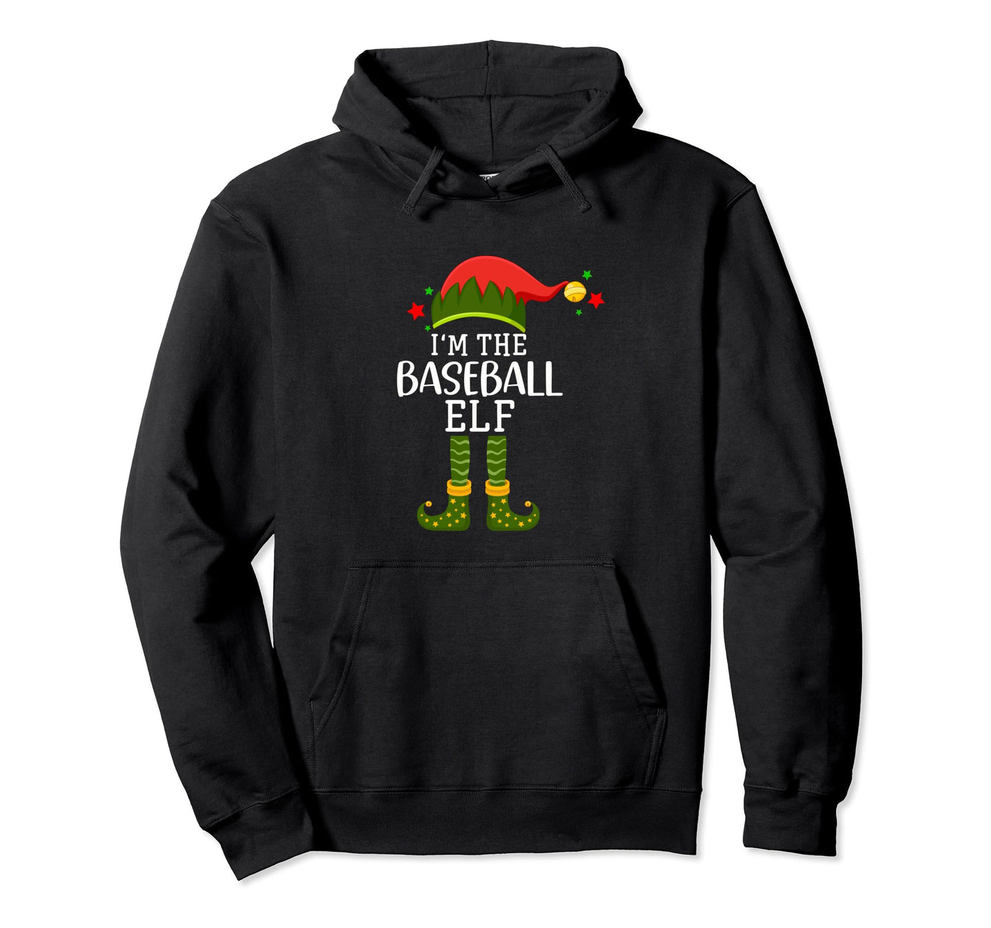 Im Baseball Elf Funny Group Hoodie - Casual Everyday Wear Men Women - T-Shirt, Sweatshirt, Hoodie