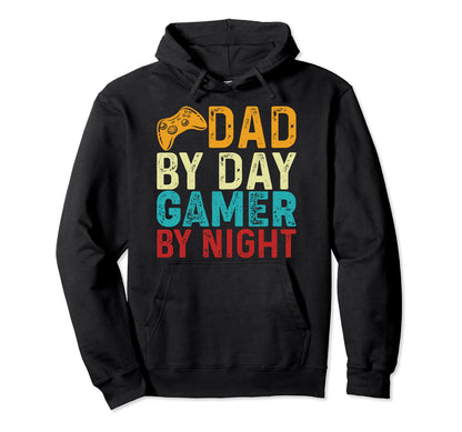 Dad Day Gamer Night Gifts Fathers Day Hoodie - Novelty Apparel for Adults - T-Shirt, Sweatshirt, Hoodie