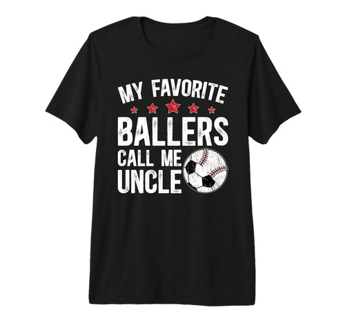 Mens My Favorite Ballers Call Me T-Shirt - Fun Novelty Design for Adults - T-Shirt, Sweatshirt, Hoodie