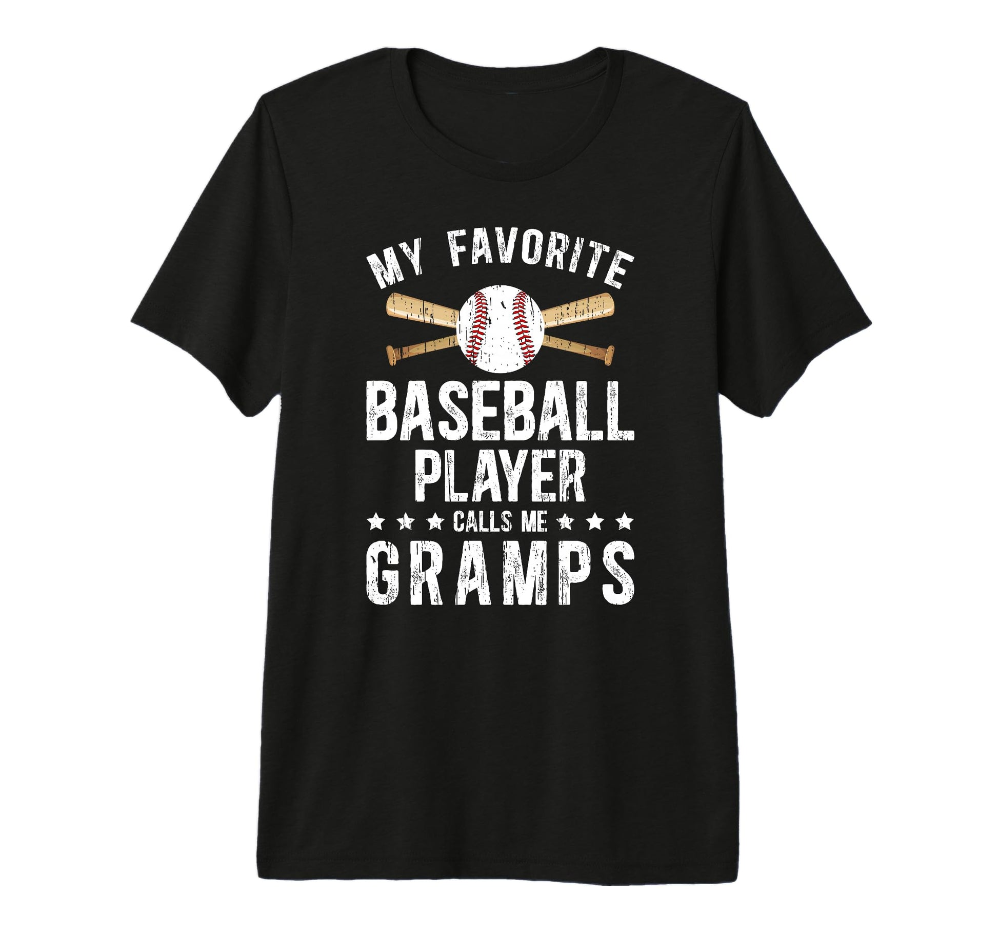 Mens My Favorite Baseball Player Gramps T-Shirt - Novelty Apparel Unisex - T-Shirt, Sweatshirt, Hoodie