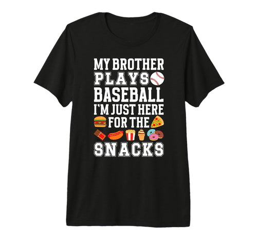 My Brother Plays Baseball Brother T-Shirt - Trendy Graphic for Adults - T-Shirt, Sweatshirt, Hoodie