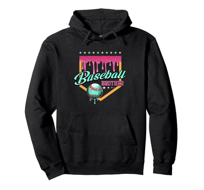 Baseball Brother Drip Home Plate Dripping Hoodie - Streetwear Style Unisex - T-Shirt, Sweatshirt, Hoodie
