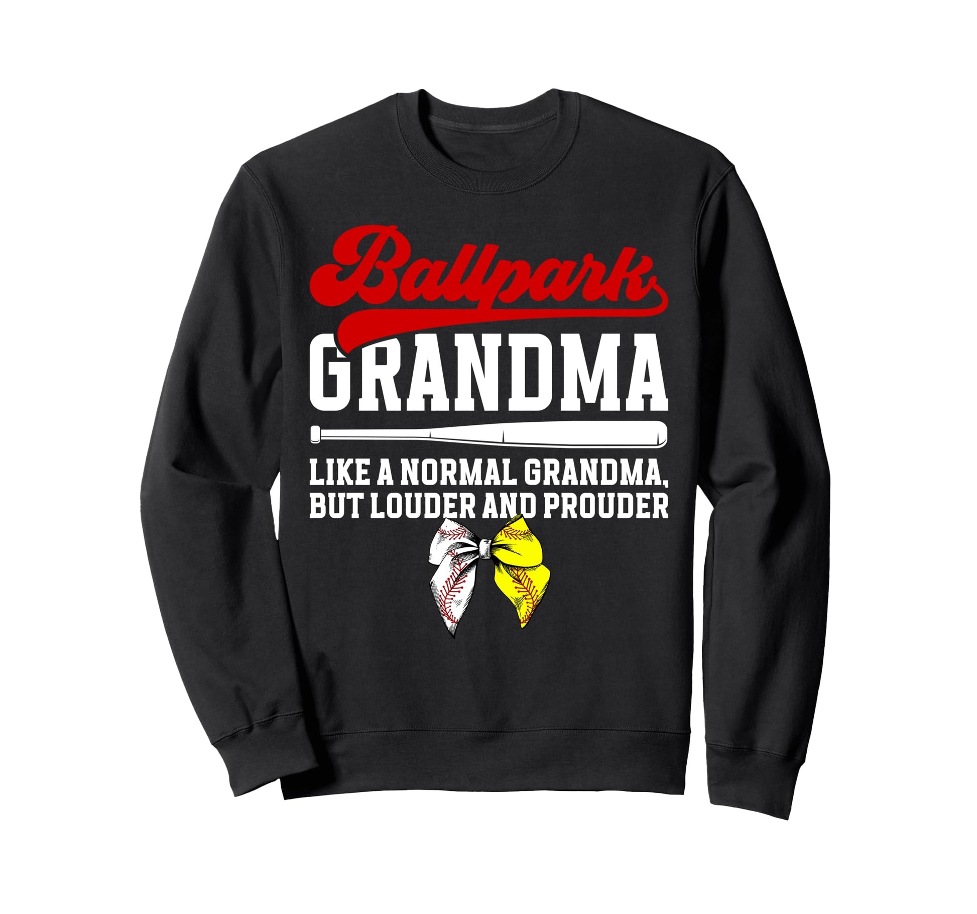 Ballpark Grandma Definition Sweatshirt - Custom Art Print for Adults - T-Shirt, Sweatshirt, Hoodie