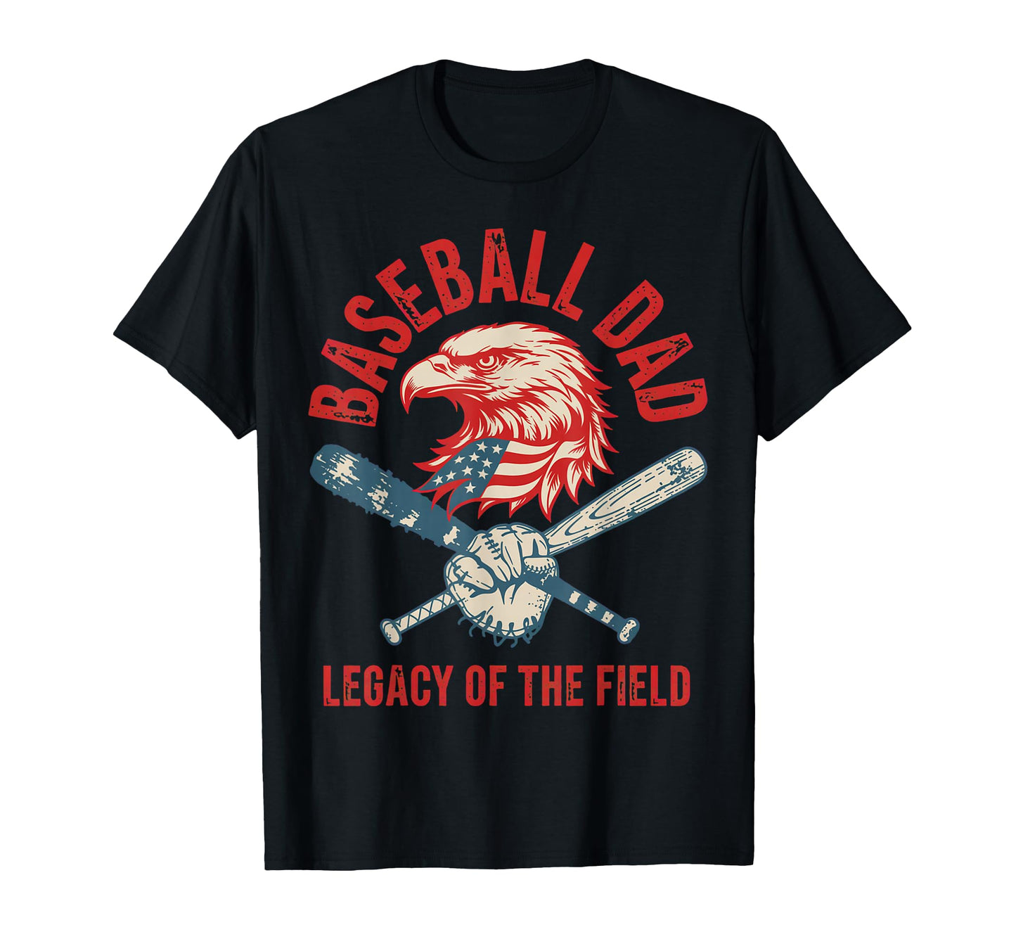 Baseball Fathers Day Baseball Dad T-Shirt - Casual Everyday Wear for Adults - T-Shirt, Sweatshirt, Hoodie
