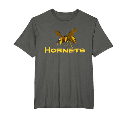 Go Hornets Football Baseball T-Shirt - Casual Everyday Wear Men Women - T-Shirt, Sweatshirt, Hoodie