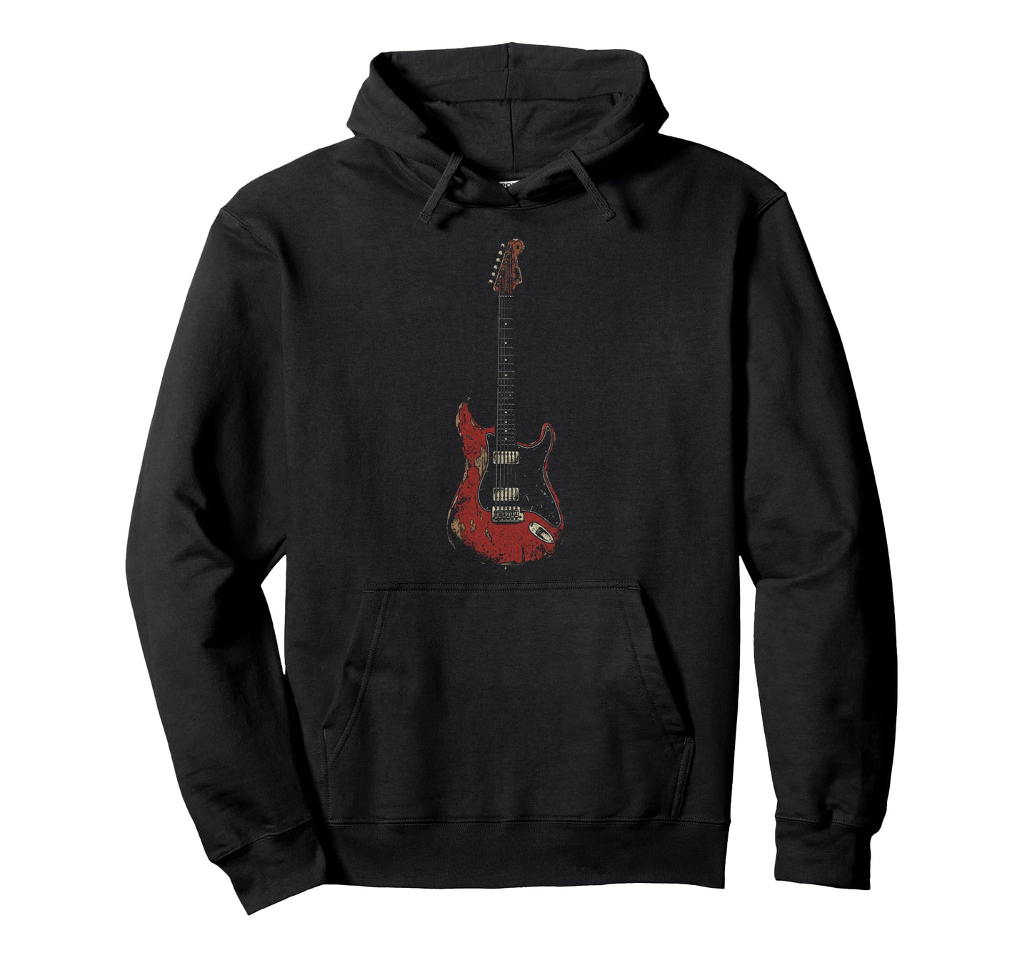 Electric Guitar Rock N Roll Rock Band Hoodie - Unique Graphic Men Women - T-Shirt, Sweatshirt, Hoodie