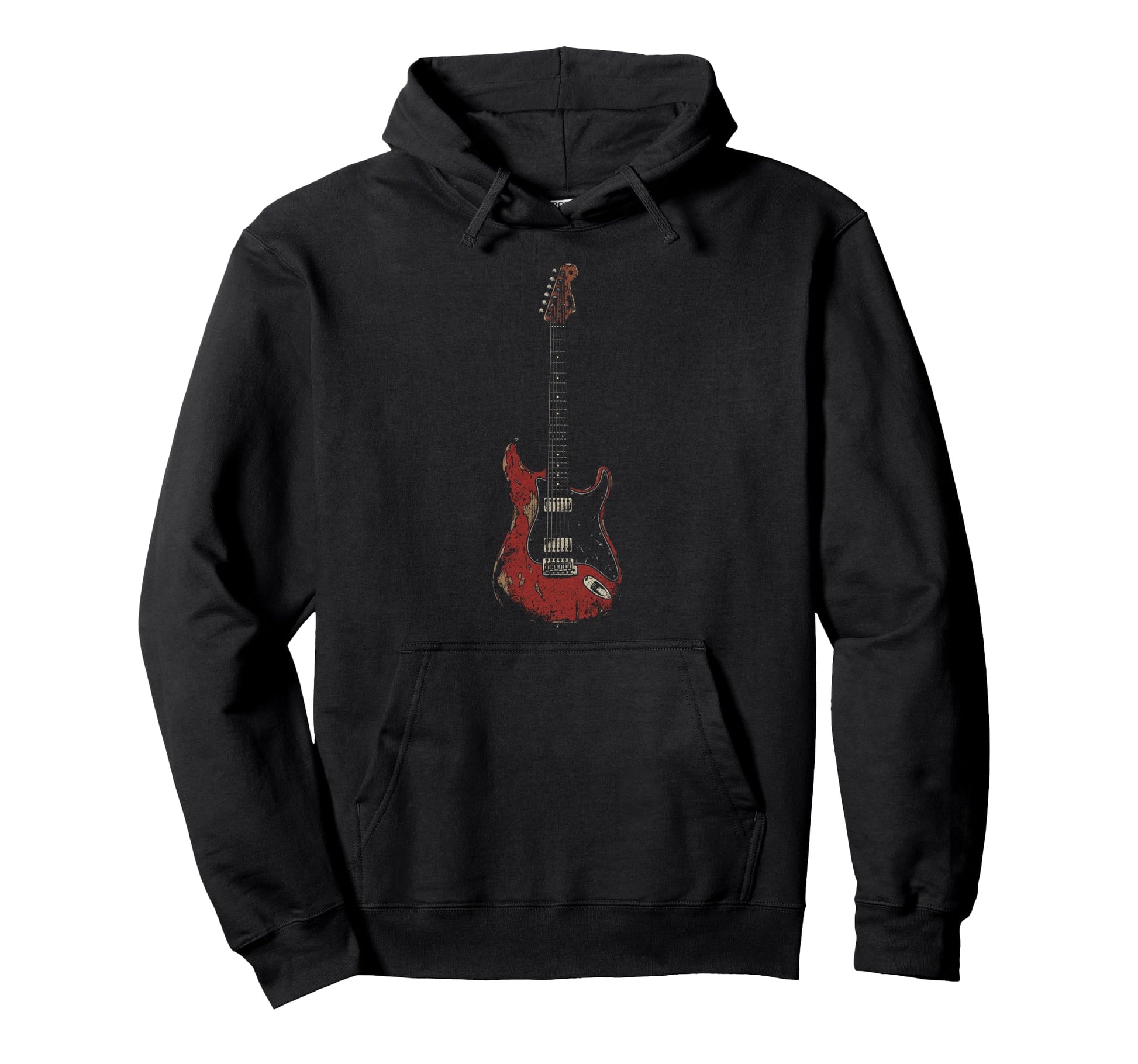 Electric Guitar Rock N Roll Rock Band Hoodie - Unique Graphic Men Women - T-Shirt, Sweatshirt, Hoodie