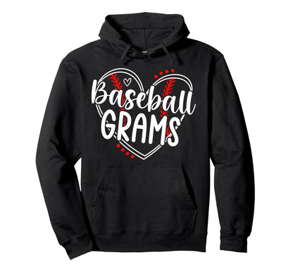 Baseball Grams Heart Grams Baseball Hoodie - Casual Everyday Wear Unisex - T-Shirt, Sweatshirt, Hoodie