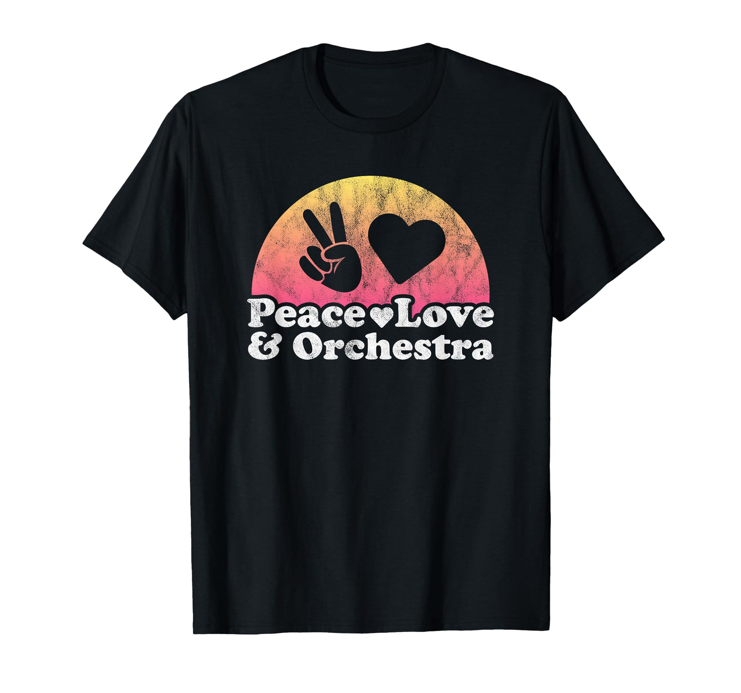 Peace Love And Orchestra T-Shirt - Custom Art Print for Adults - T-Shirt, Sweatshirt, Hoodie