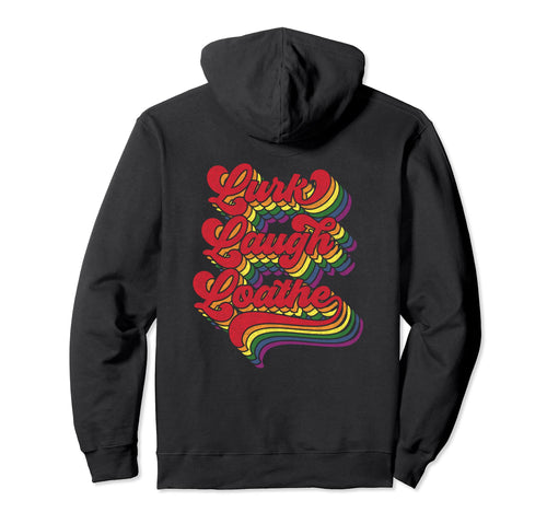 Funny Goth Gothic Parody Rainbow Hoodie - Casual Everyday Wear for Adults - T-Shirt, Sweatshirt, Hoodie