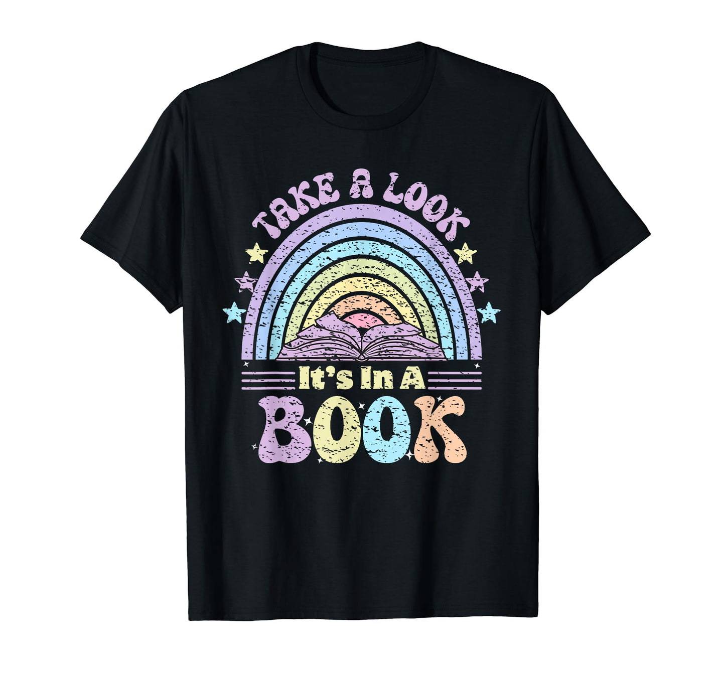 Take Its Book Reading Rainbow Book T-Shirt - Custom Art Print for Adults - T-Shirt, Sweatshirt, Hoodie
