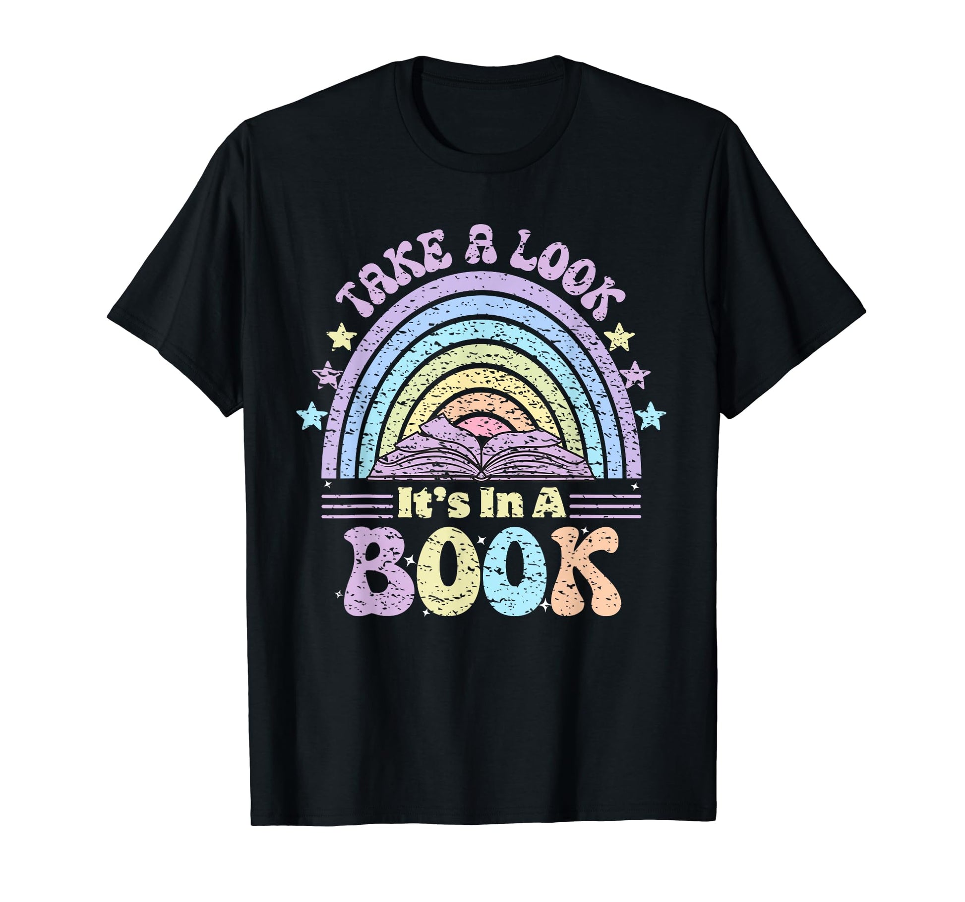 Take Its Book Reading Rainbow Book T-Shirt - Custom Art Print for Adults - T-Shirt, Sweatshirt, Hoodie