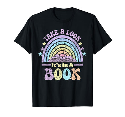 Take Its Book Reading Rainbow Book T-Shirt - Custom Art Print for Adults - T-Shirt, Sweatshirt, Hoodie