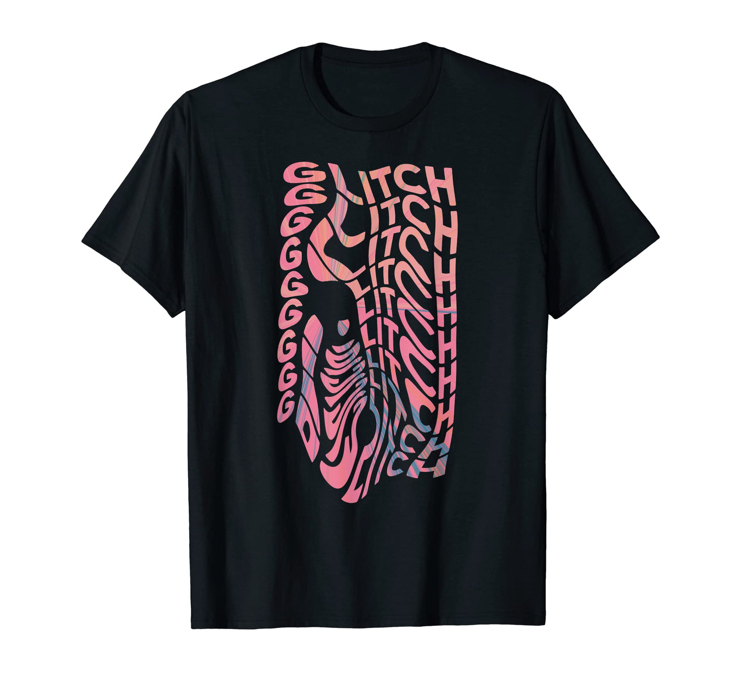 Trippy Streetwear Vaporwave Glitch Art T-Shirt - Minimalist Print Unisex - T-Shirt, Sweatshirt, Hoodie
