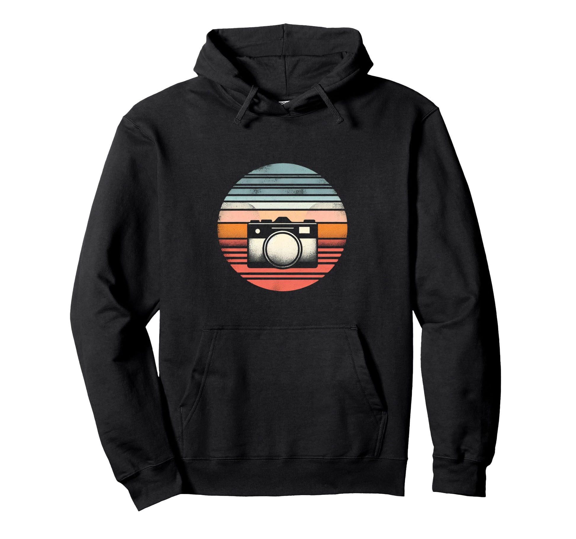 Camera Sunset Hoodie - Aesthetic Graphic Men Women - T-Shirt, Sweatshirt, Hoodie