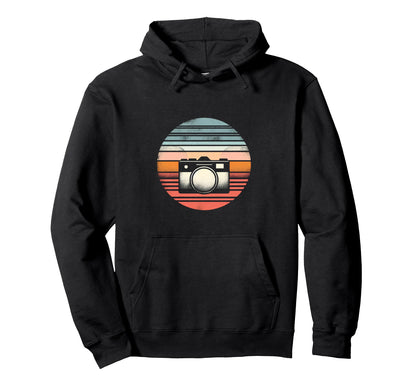 Camera Sunset Hoodie - Aesthetic Graphic Men Women - T-Shirt, Sweatshirt, Hoodie