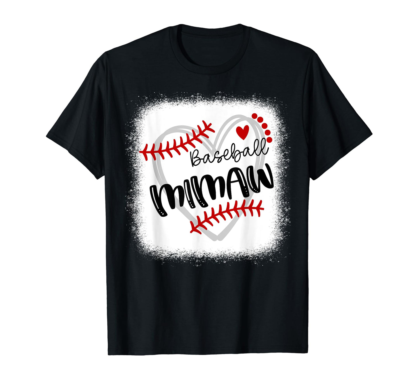 Personalized Baseball Heart Mimaw T-Shirt - Trendy Graphic for Adults - T-Shirt, Sweatshirt, Hoodie