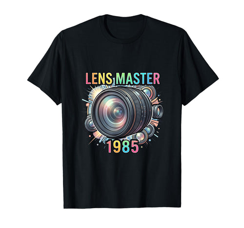 Photographer Camera Lens Enthusiast T-Shirt - Streetwear Style Men Women - T-Shirt, Sweatshirt, Hoodie