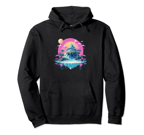 Vaperwave Aesthetic Glitch Anime Hoodie - Graphic Print for Adults - T-Shirt, Sweatshirt, Hoodie