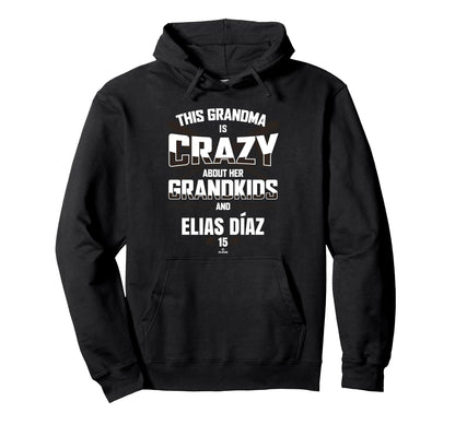 Grandma Crazy Elias D Az San Diego Hoodie - Custom Art Print for Adults - T-Shirt, Sweatshirt, Hoodie