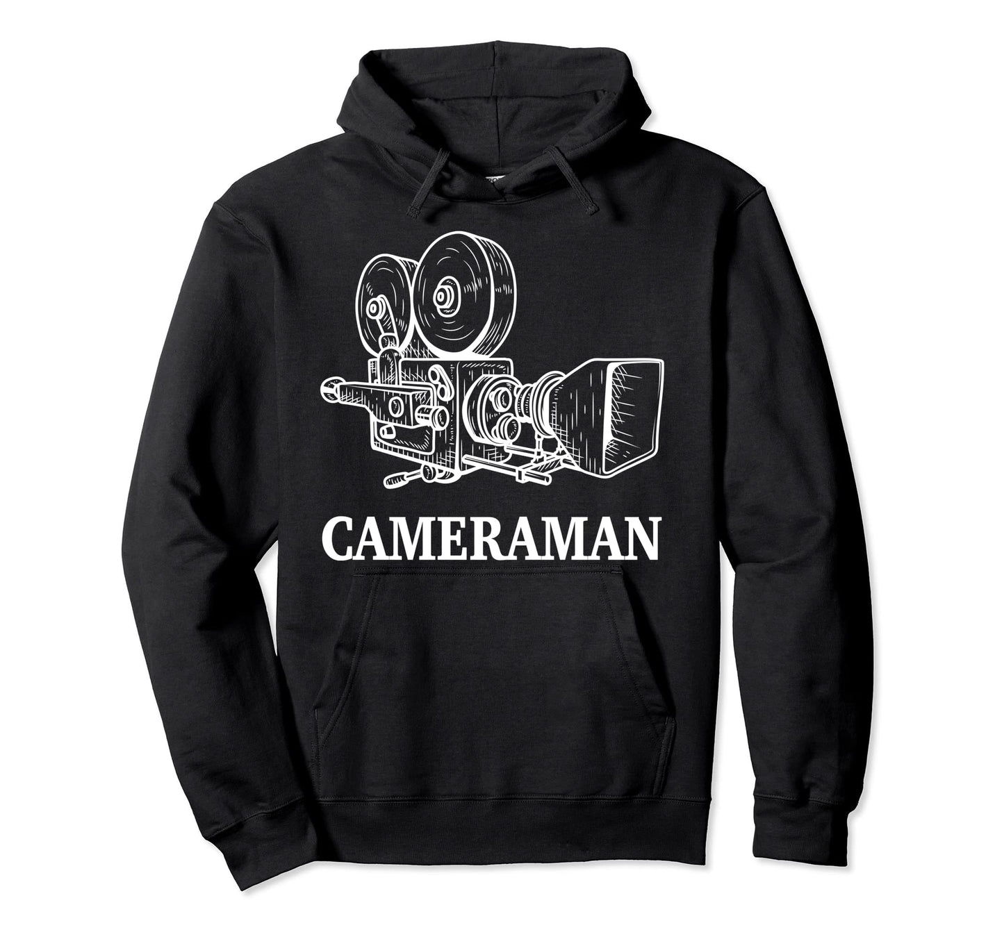 Movie Camera Operator Assistant Cameraman Hoodie - Unique Graphic Unisex - T-Shirt, Sweatshirt, Hoodie