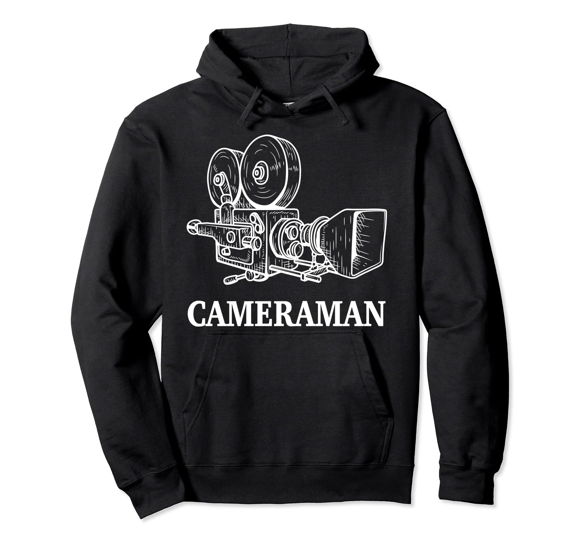 Movie Camera Operator Assistant Cameraman Hoodie - Unique Graphic Unisex - T-Shirt, Sweatshirt, Hoodie