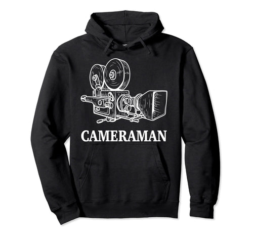 Movie Camera Operator Assistant Cameraman Hoodie - Unique Graphic Unisex - T-Shirt, Sweatshirt, Hoodie