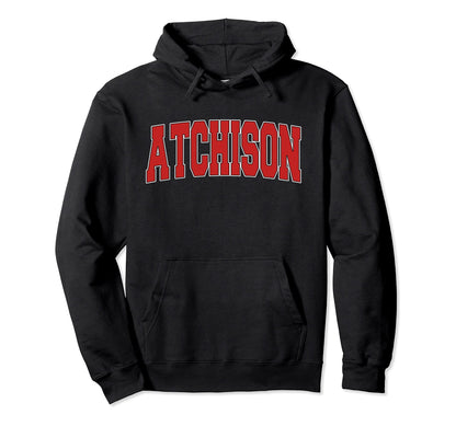 Atchison Ks Kansas Varsity Usa Sports Hoodie - Novelty Apparel Unisex - T-Shirt, Sweatshirt, Hoodie