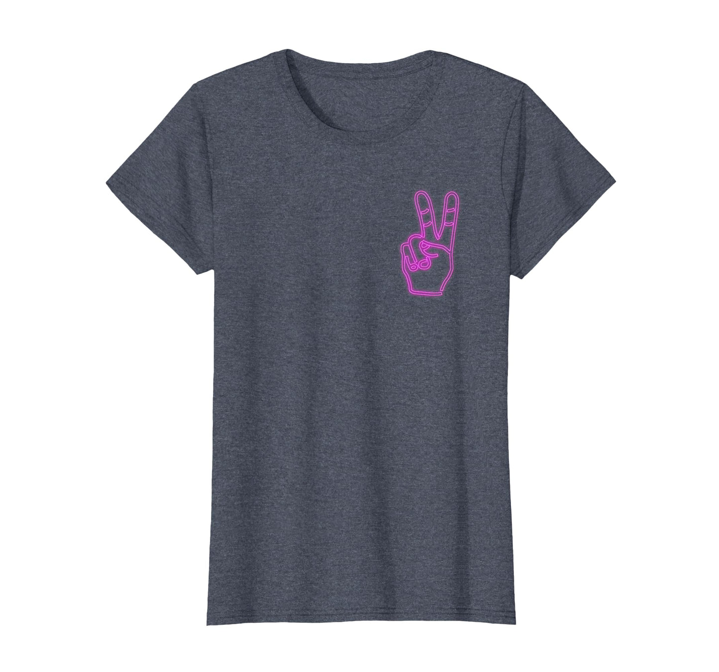 Peace Love And Equality Peace Neon T-Shirt - Aesthetic Graphic for Adults - T-Shirt, Sweatshirt, Hoodie