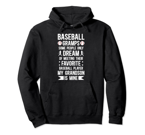 Favorite Baseball Player Gramps Hoodie - Minimalist Print Men Women - T-Shirt, Sweatshirt, Hoodie