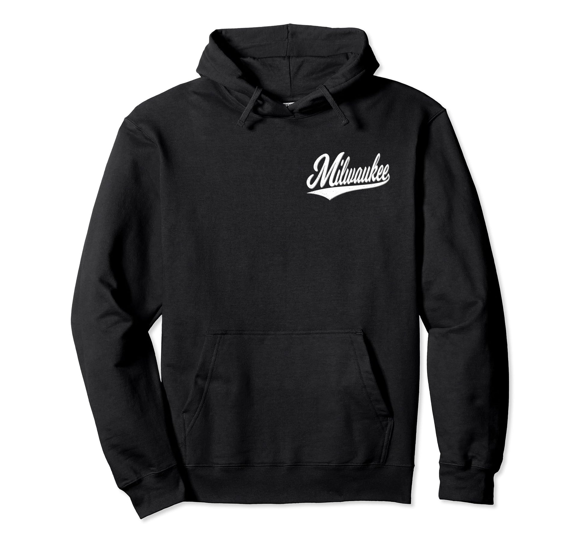 Milwaukee Wisconsin Varsity Script Sports Hoodie - Streetwear Style Unisex - T-Shirt, Sweatshirt, Hoodie
