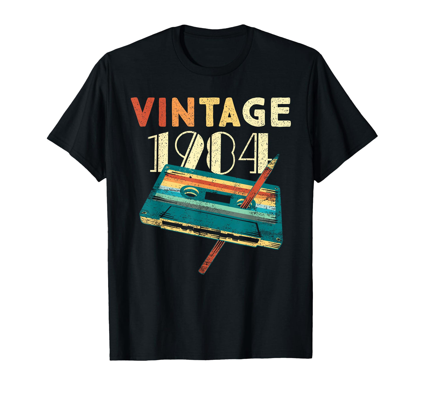 1984 Music Cassette 42Nd Birthday T-Shirt - Trendy Graphic for Adults - T-Shirt, Sweatshirt, Hoodie