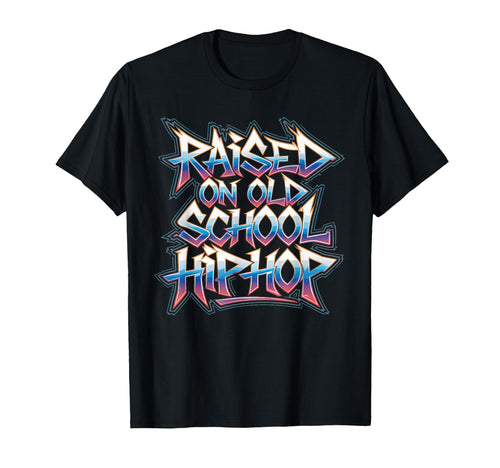 Raised Old School Hip Hop Cassette T-Shirt - Trendy Graphic for Adults - T-Shirt, Sweatshirt, Hoodie