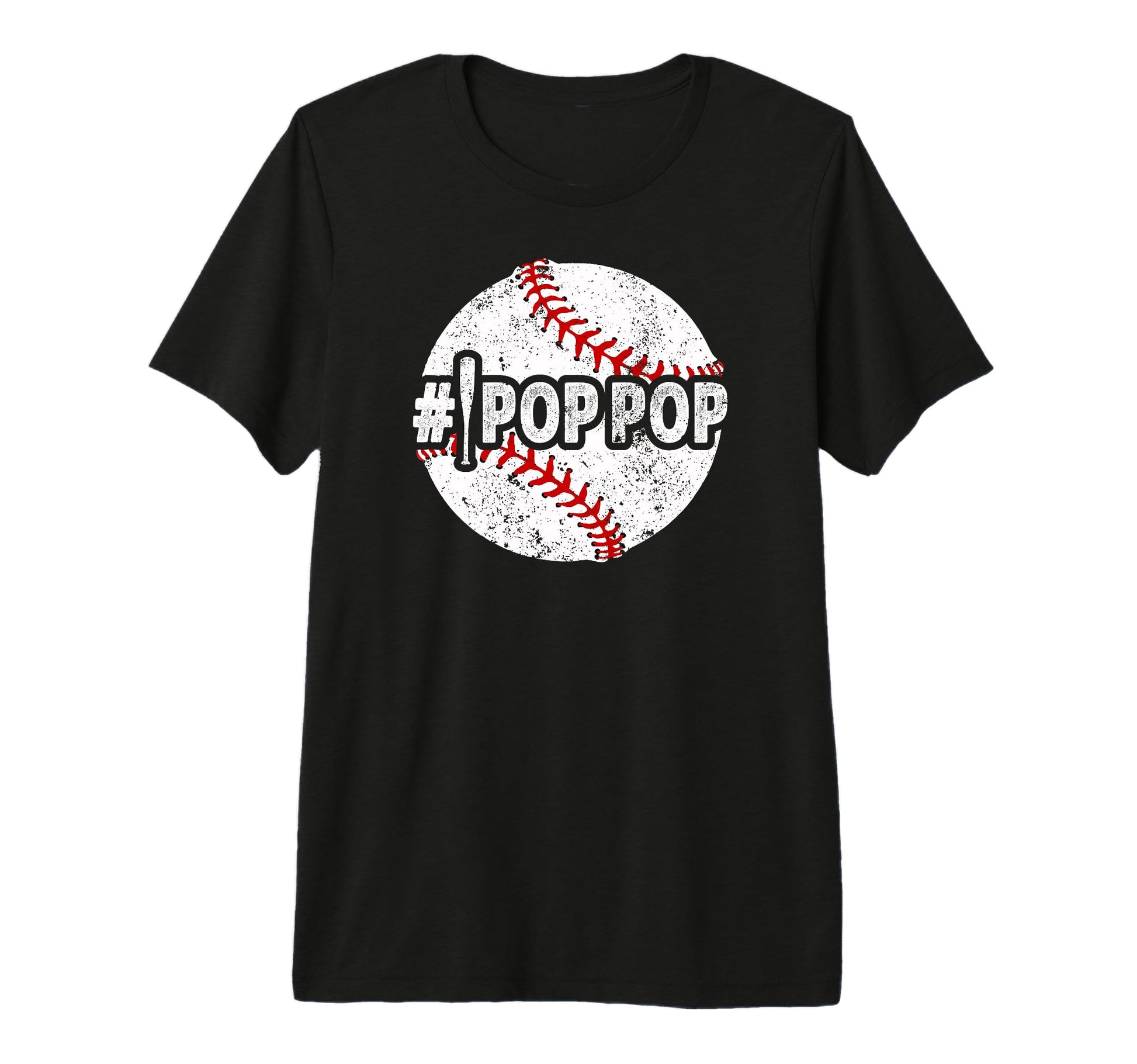 Mens 1 Pop Pop Baseball Pop Pop Baseball T-Shirt - Novelty Apparel Unisex - T-Shirt, Sweatshirt, Hoodie