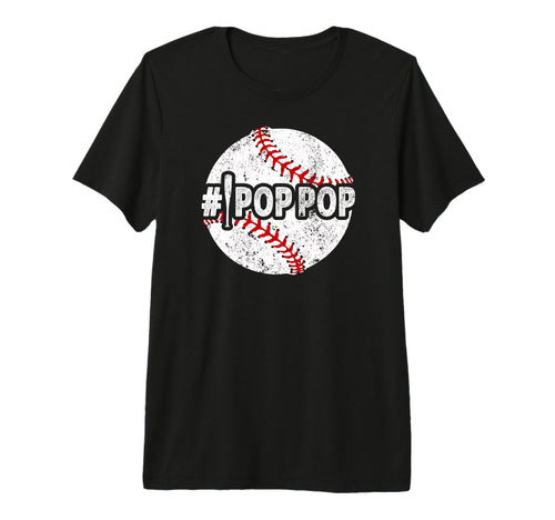 Mens 1 Pop Pop Baseball Pop Pop Baseball T-Shirt - Novelty Apparel Unisex - T-Shirt, Sweatshirt, Hoodie