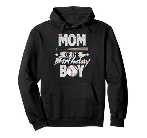 Mom Birthday Matching Baseball Birthday Hoodie - Minimalist Print Men Women - T-Shirt, Sweatshirt, Hoodie