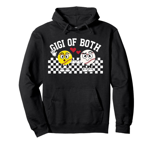 Gigi Both Proud Softball Baseball Hoodie - Casual Everyday Wear Unisex - T-Shirt, Sweatshirt, Hoodie