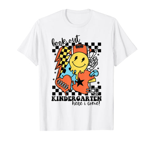 Out Kindergarten Here I Comes Foolball T-Shirt - Custom Art Print Unisex - T-Shirt, Sweatshirt, Hoodie