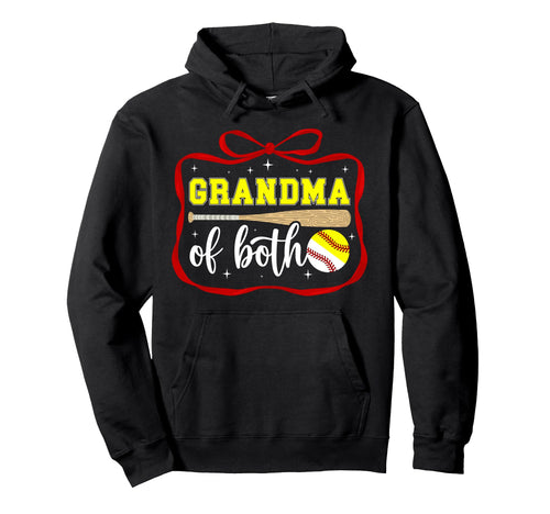 Grandma Both Coquette Baseball Hoodie - Custom Art Print for Adults - T-Shirt, Sweatshirt, Hoodie
