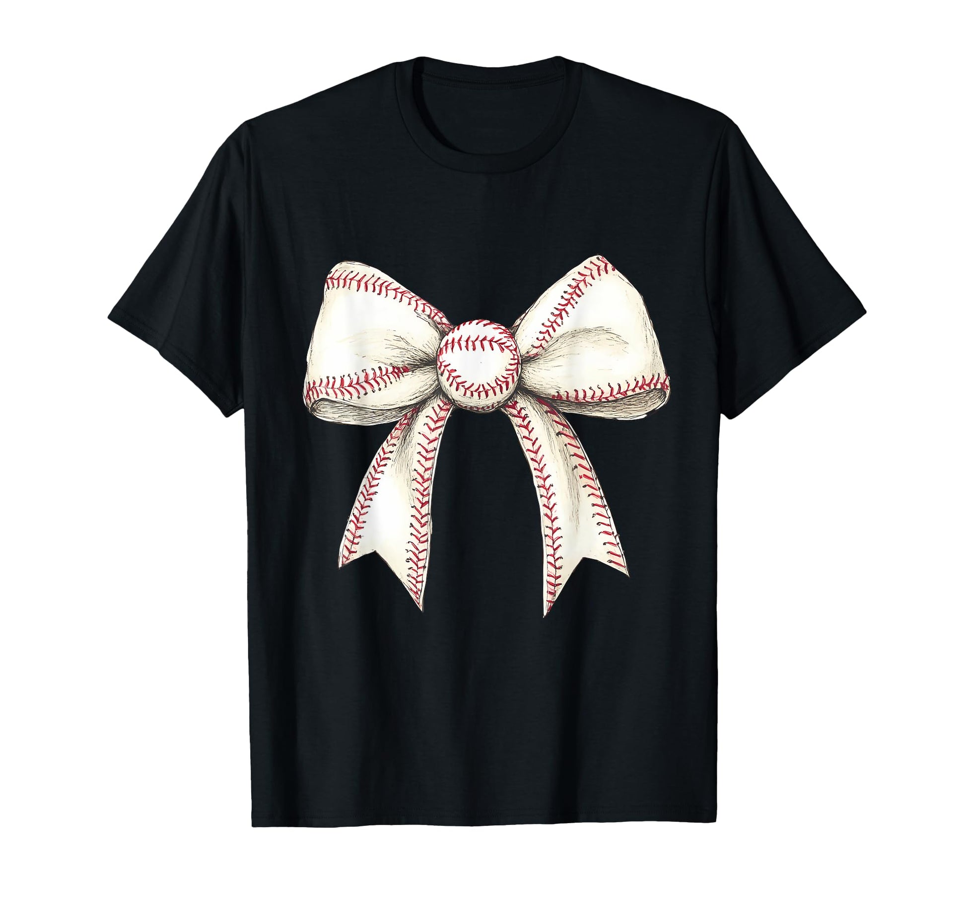 Baseball Coquette Bow Baseball Mom T-Shirt - Trendy Graphic Unisex - T-Shirt, Sweatshirt, Hoodie