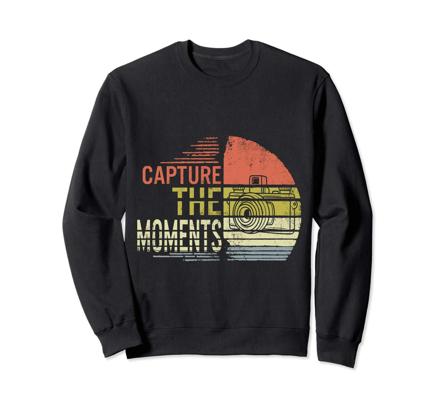 Capture Moments Camera Photographer Sweatshirt - Custom Art Print Unisex - T-Shirt, Sweatshirt, Hoodie