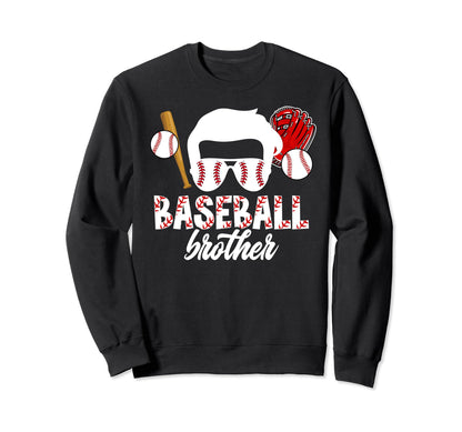 Baseball Brother Baseball Players Sweatshirt - Streetwear Style for Adults - T-Shirt, Sweatshirt, Hoodie