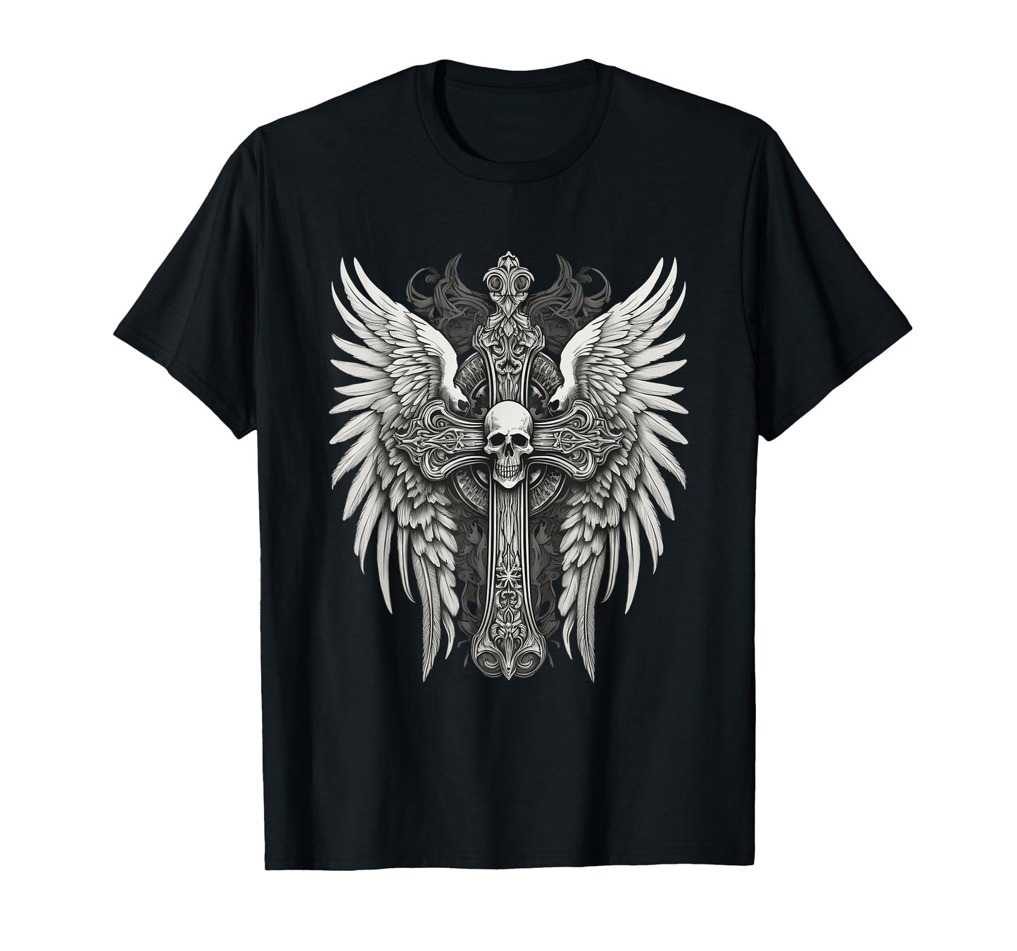 Y2K Grunge Aesthetic Gothic Art T-Shirt - Custom Art Print for Adults - T-Shirt, Sweatshirt, Hoodie