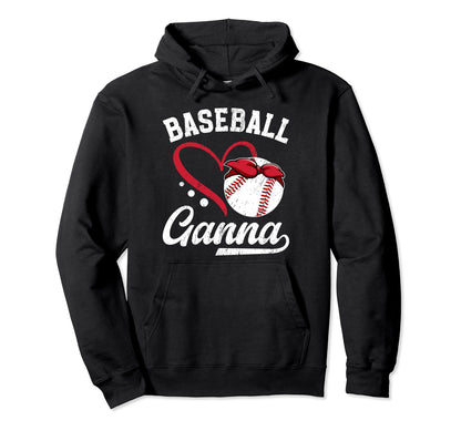 Baseball Ganna Grandma Ganna Baseball Hoodie - Minimalist Print Men Women - T-Shirt, Sweatshirt, Hoodie