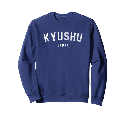 Varsity Kyushu Japan Sweatshirt - Graphic Print Men Women - T-Shirt, Sweatshirt, Hoodie