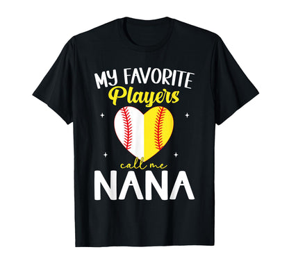 Funny My Favorite Baseball Softball T-Shirt - Custom Art Print Unisex - T-Shirt, Sweatshirt, Hoodie