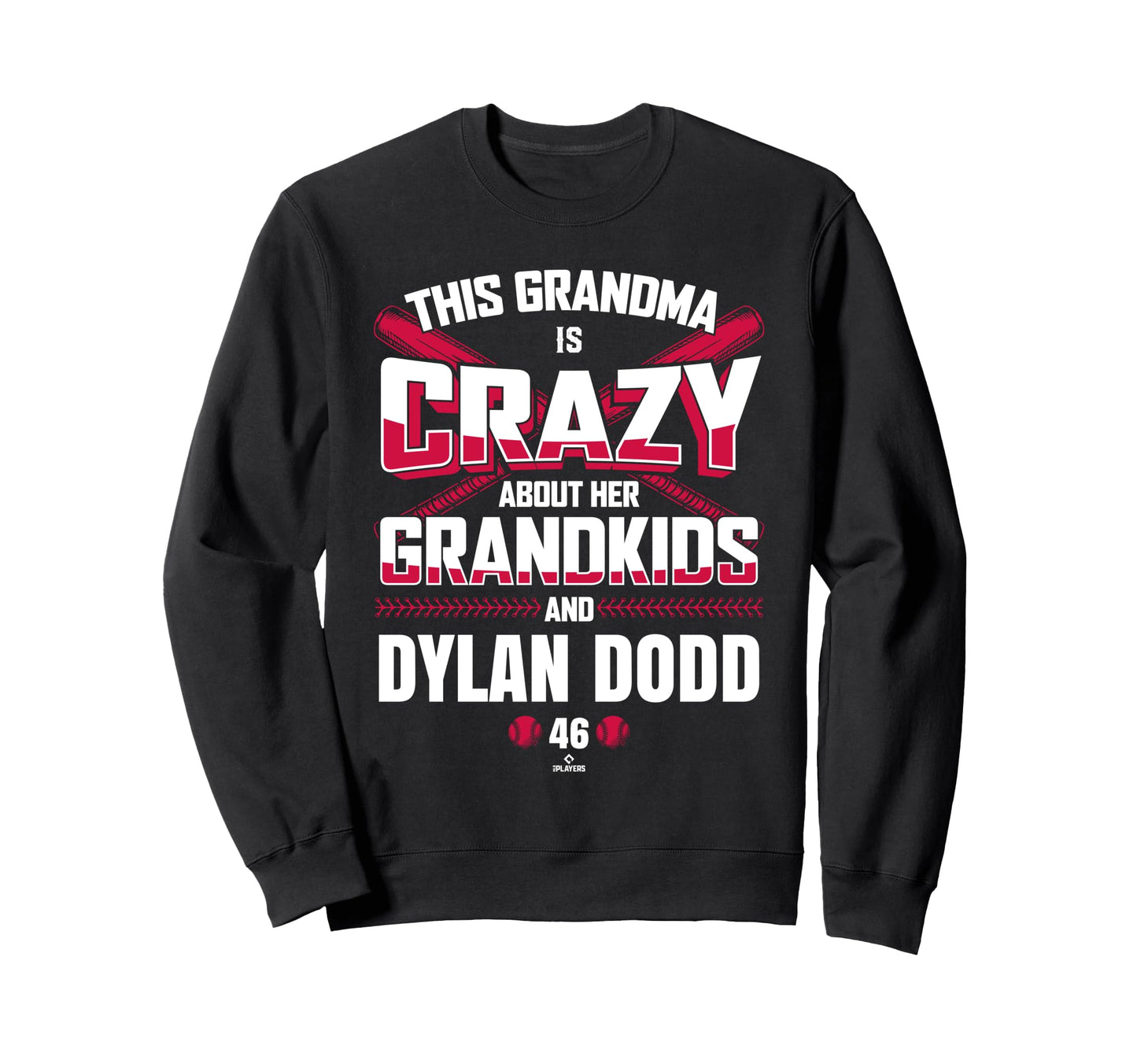 Grandma Crazy Dylan Dodd Atlanta Sweatshirt - Novelty Apparel Men Women - T-Shirt, Sweatshirt, Hoodie
