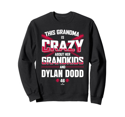 Grandma Crazy Dylan Dodd Atlanta Sweatshirt - Novelty Apparel Men Women - T-Shirt, Sweatshirt, Hoodie