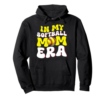 My Softball Mom Era Softball Stuff Hoodie - Streetwear Style Unisex - T-Shirt, Sweatshirt, Hoodie