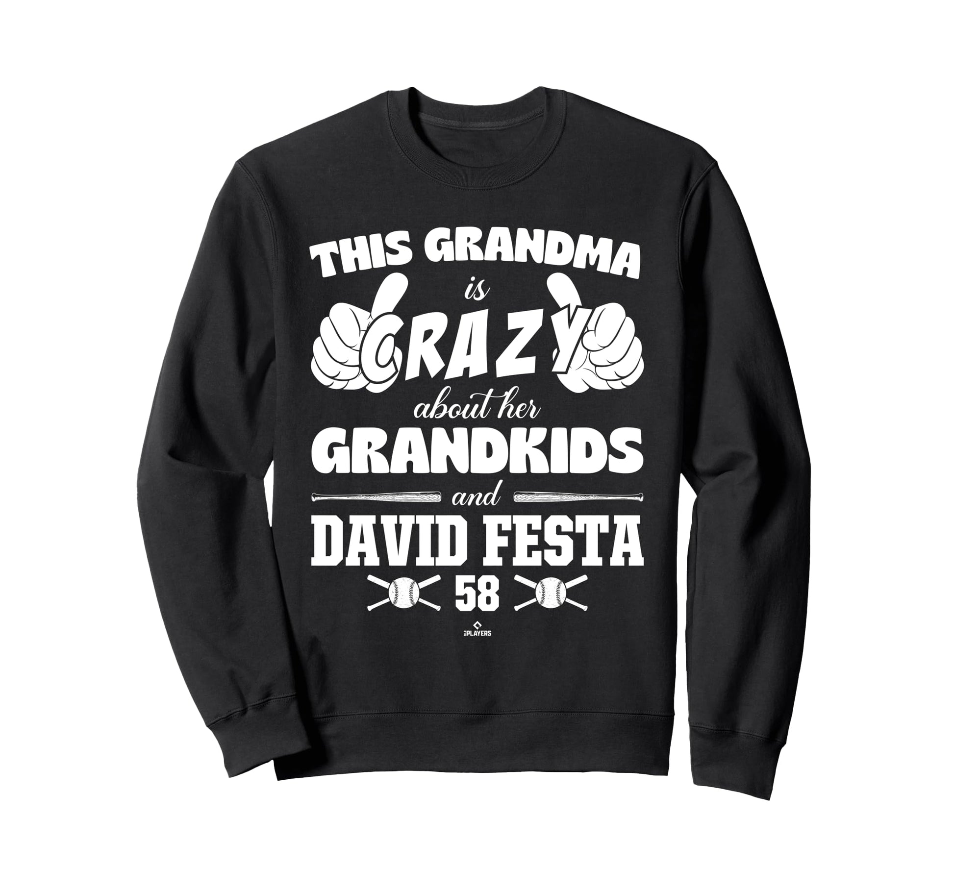 Grandma Crazy David Festa Minnesota Sweatshirt - Graphic Print for Adults - T-Shirt, Sweatshirt, Hoodie